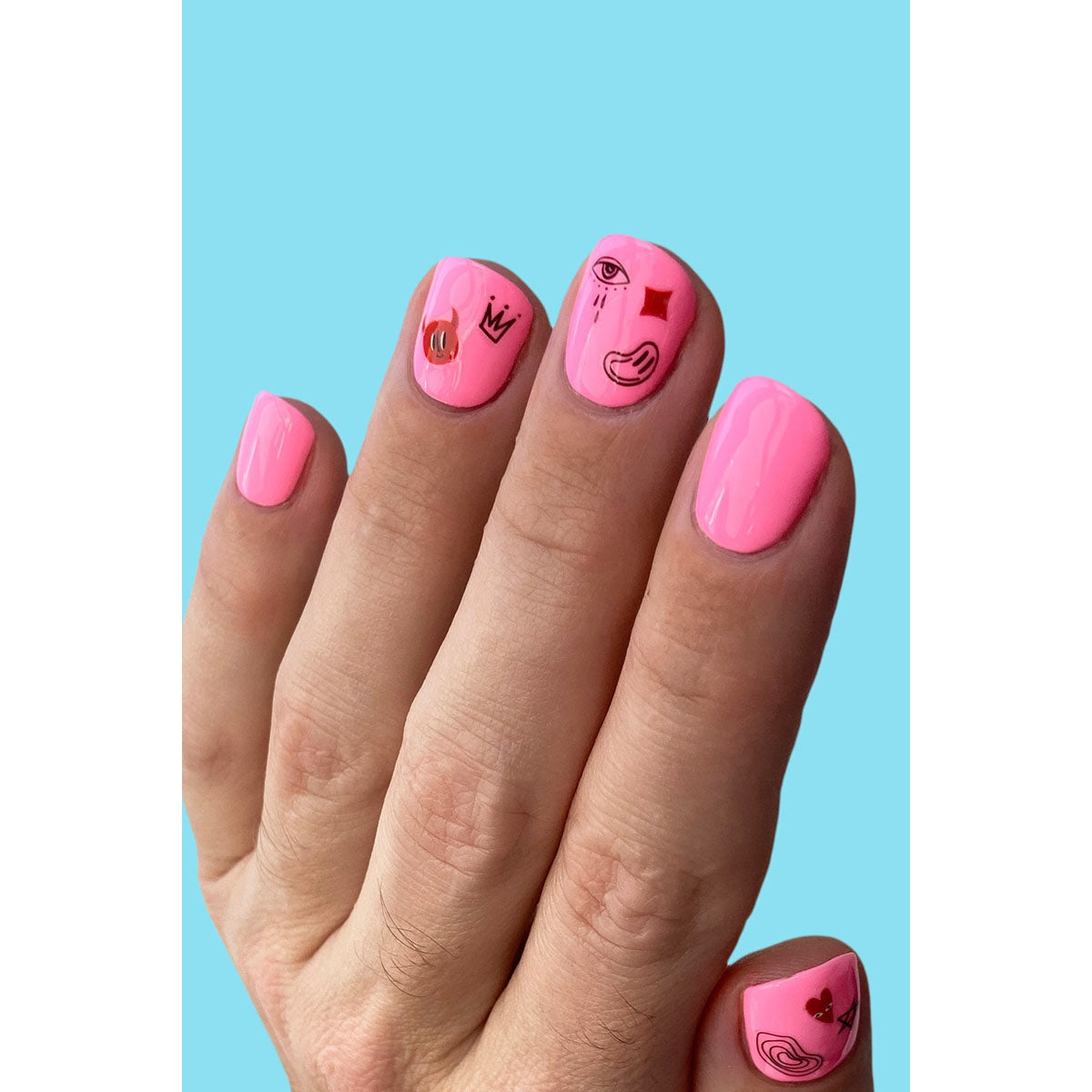 Cirque Colors Ready to Wear Nail Art Stickers - Vice 2023 Collection | Easy DIY Nail Designs for Parties, Weddings & Special Occasions