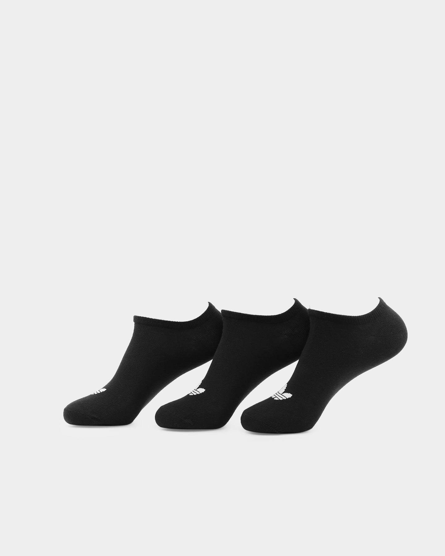 Adidas Trefoil Liner Socks 3-Pack - Black/White Athletic Socks for Running, Hiking & Casual Wear - Moisture-Wicking & Comfortable Crew Socks