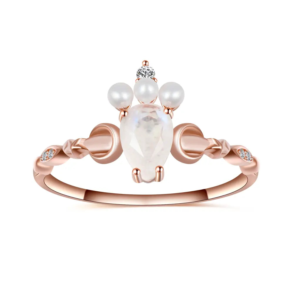 Venus Rose Gold Ring for Women - Elegant 18K Gold Plated Jewelry Gift for Her - Perfect for Valentine's Day, Anniversary & Special Occasions