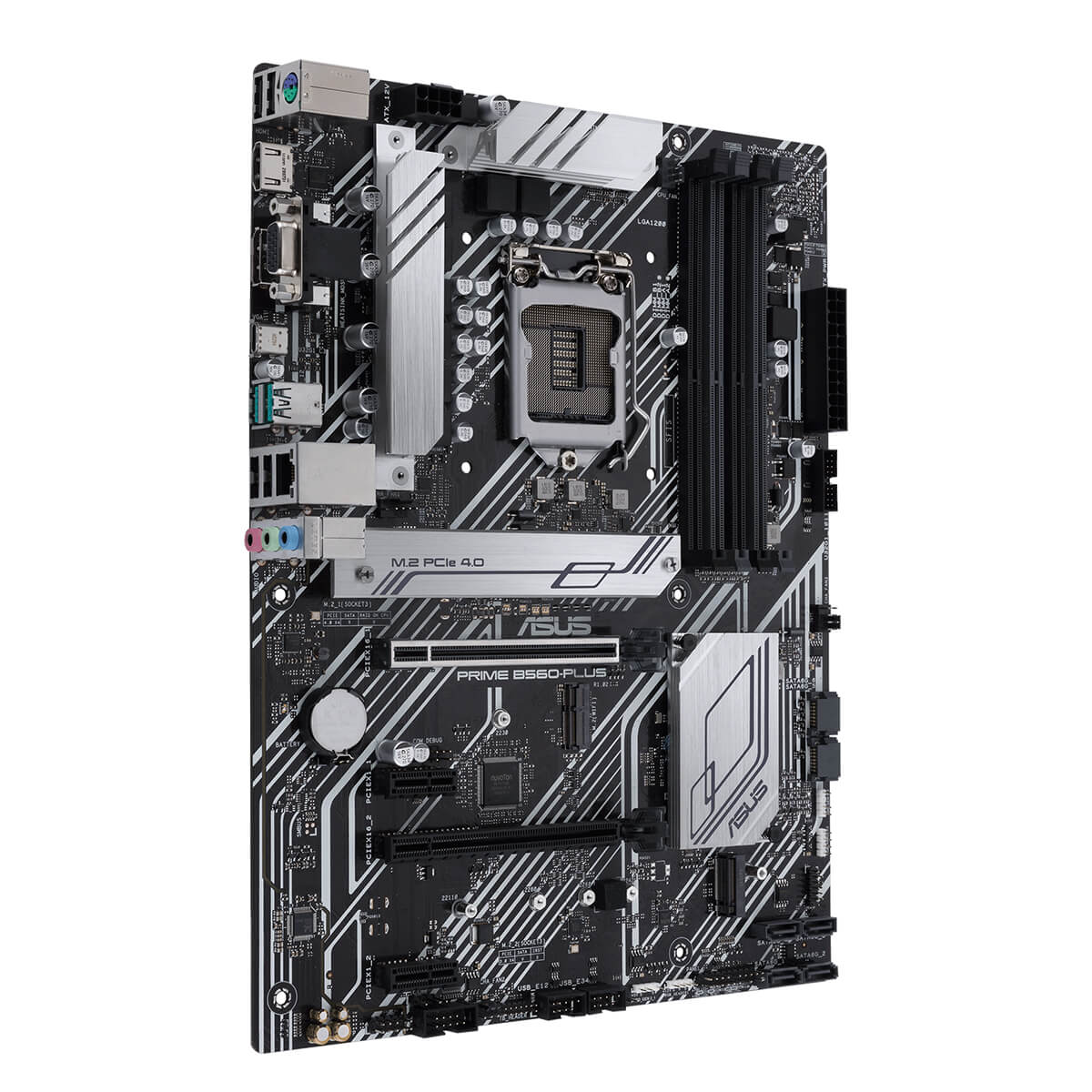 ASUS PRIME B560 PLUS LGA 1200 ATX Motherboard - Intel 11th/10th Gen, PCIe 4.0, DDR4, Dual M.2, HDMI, USB 3.2 Gen 2 - Perfect for Gaming PC Builds & Workstations