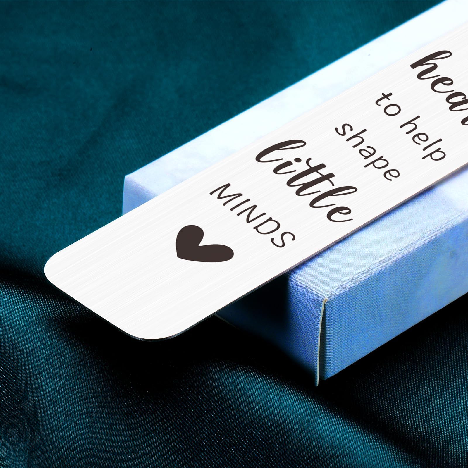 Teacher Bookmark with Chain - Christmas, Graduation Gift for Teachers - Perfect for Back to School & Appreciation