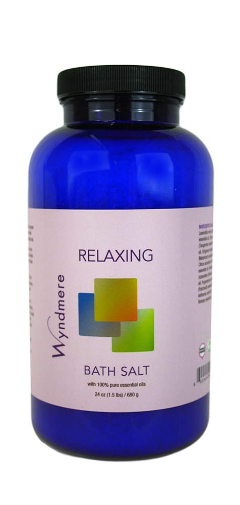 24oz Relaxing Bath Salts with Epsom & Essential Oils - Stress Relief & Muscle Relaxation for Spa-Like Experience at Home
