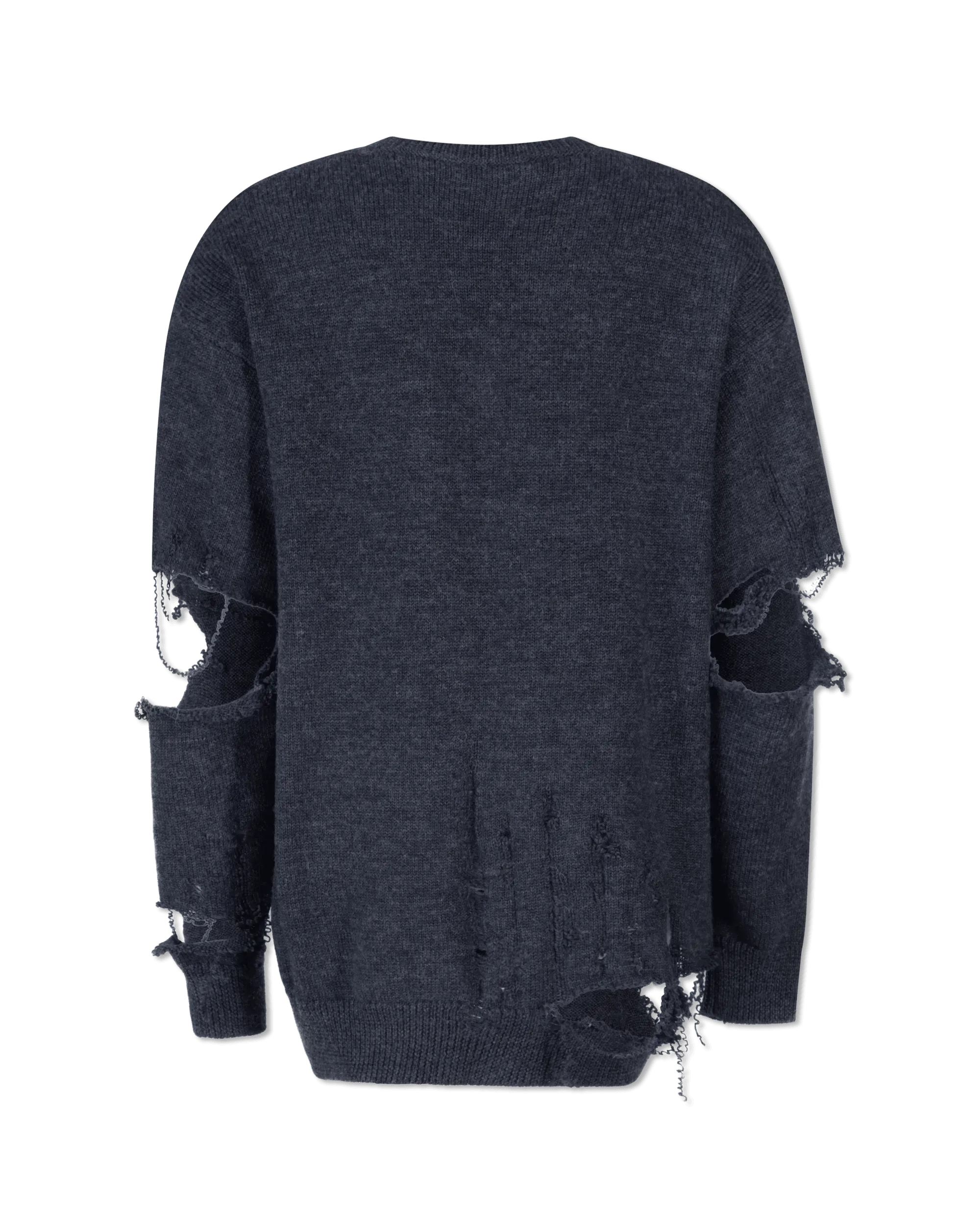 Distressed Wool V-Neck Sweater for Women - Soft & Cozy Winter Pullover - Perfect for Casual Outfits, Office Wear & Date Nights
