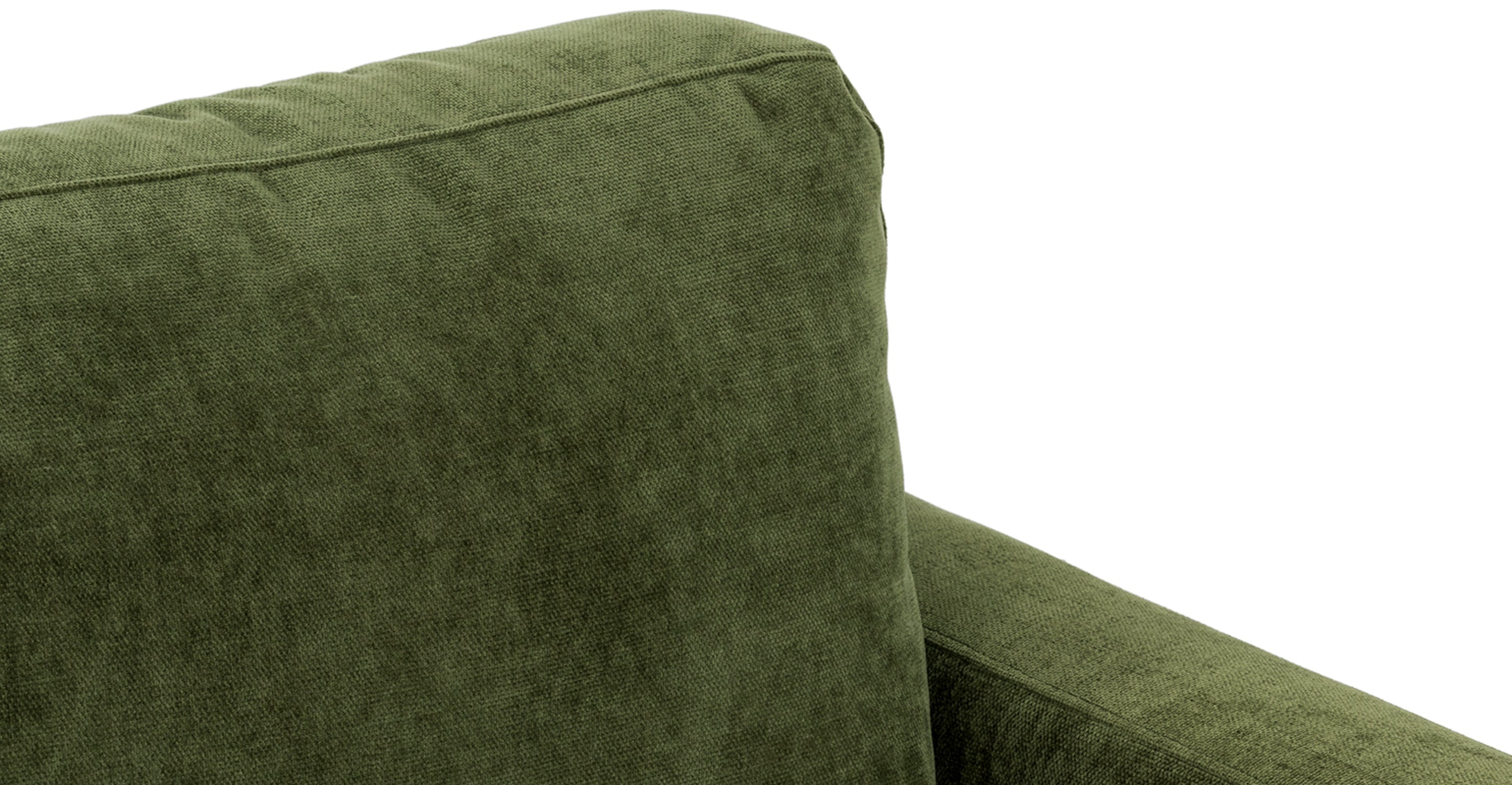 Luxury Zyon Velvet Sofa - Modern Plush Fabric Couch for Living Room, Lounge & Home Decor - Comfortable Sectional Sofa with Soft Velvet Upholstery
