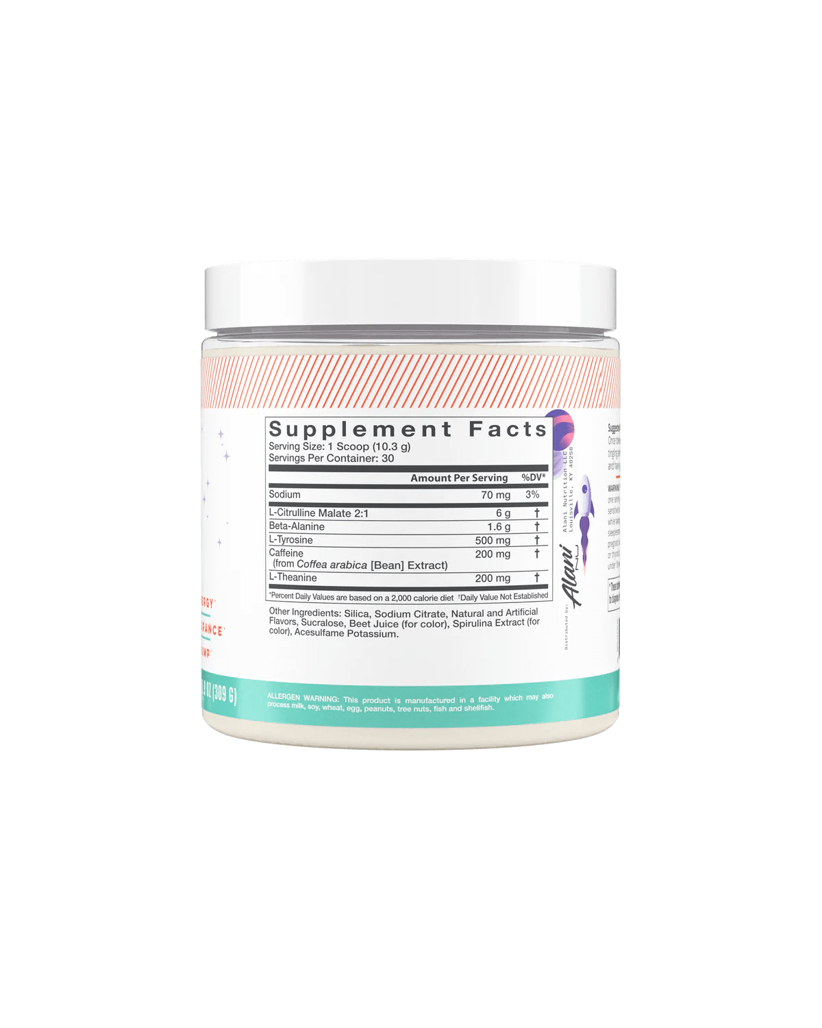 Alani Nu Original Pre Workout Powder - Energy & Focus Booster for Gym, Running & Fitness Training | Berry Lemonade Flavor