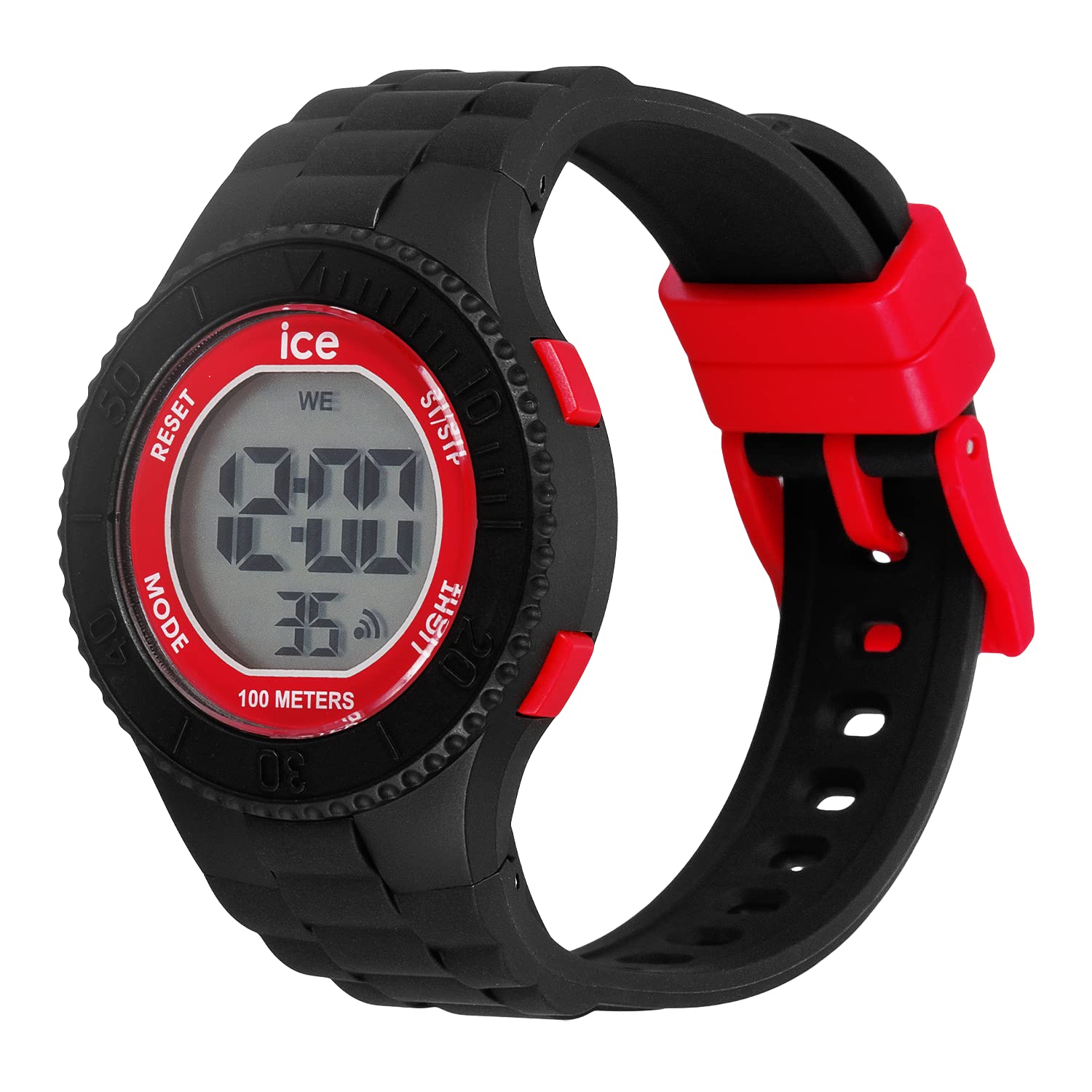 ICE-WATCH ICE Digit Dino Boys Watch - Waterproof Digital Wristwatch with Durable Plastic Strap for Kids - Perfect for School, Sports & Outdoor Activities