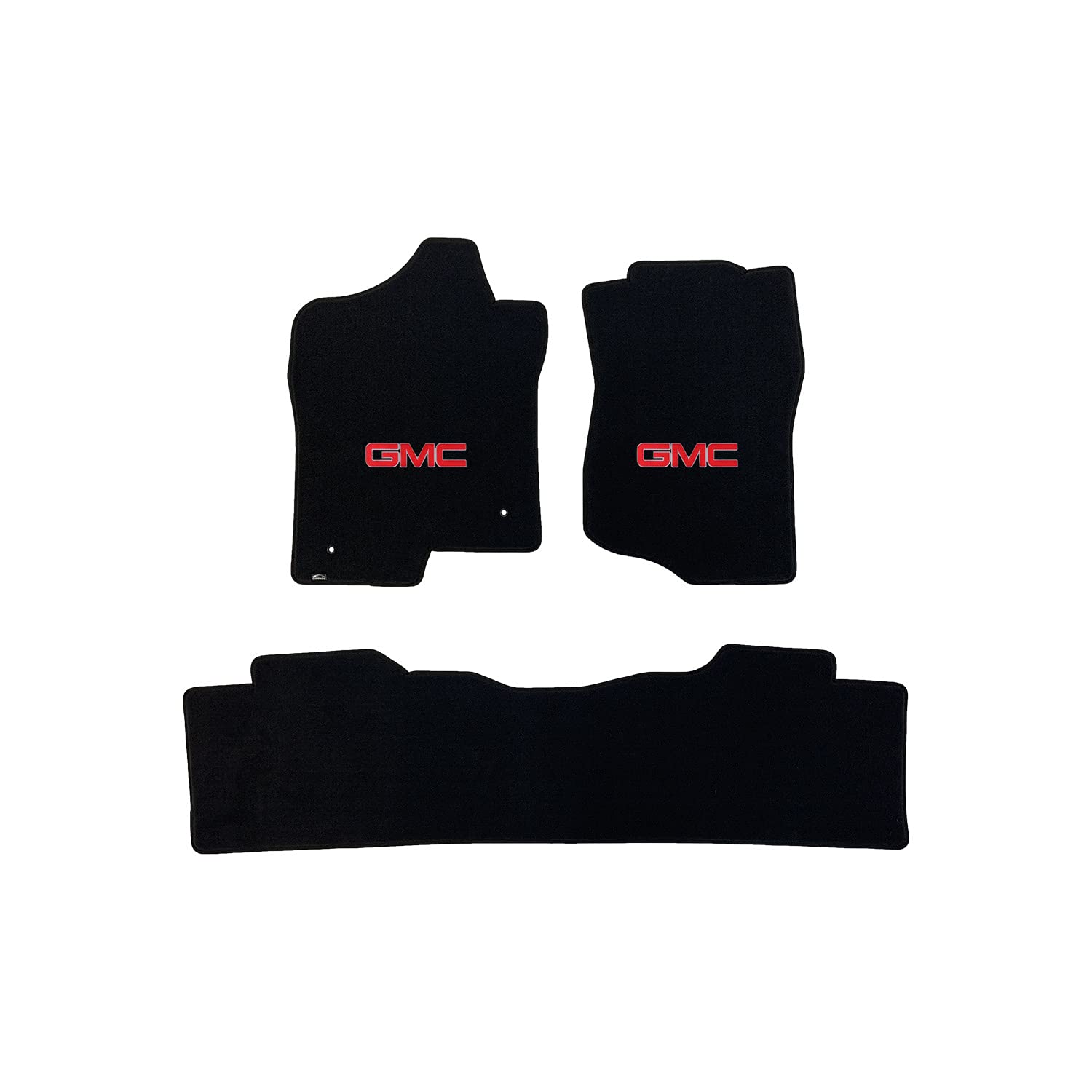 Premium Custom-Fit Carpeted Floor Mats for GMC Yukon 2007-2014 | Luxury Car Floor Liners with GMC Logo (Charcoal, 3-Piece Set) - Perfect for All-Weather Protection & Enhanced Interior Style