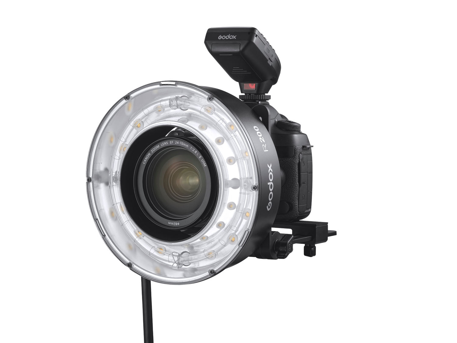 Godox R200 Ring Flash Head for AD200 & AD200Pro - Professional Ring Light for Portrait & Macro Photography - Perfect for Studio, Fashion, and Product Photography