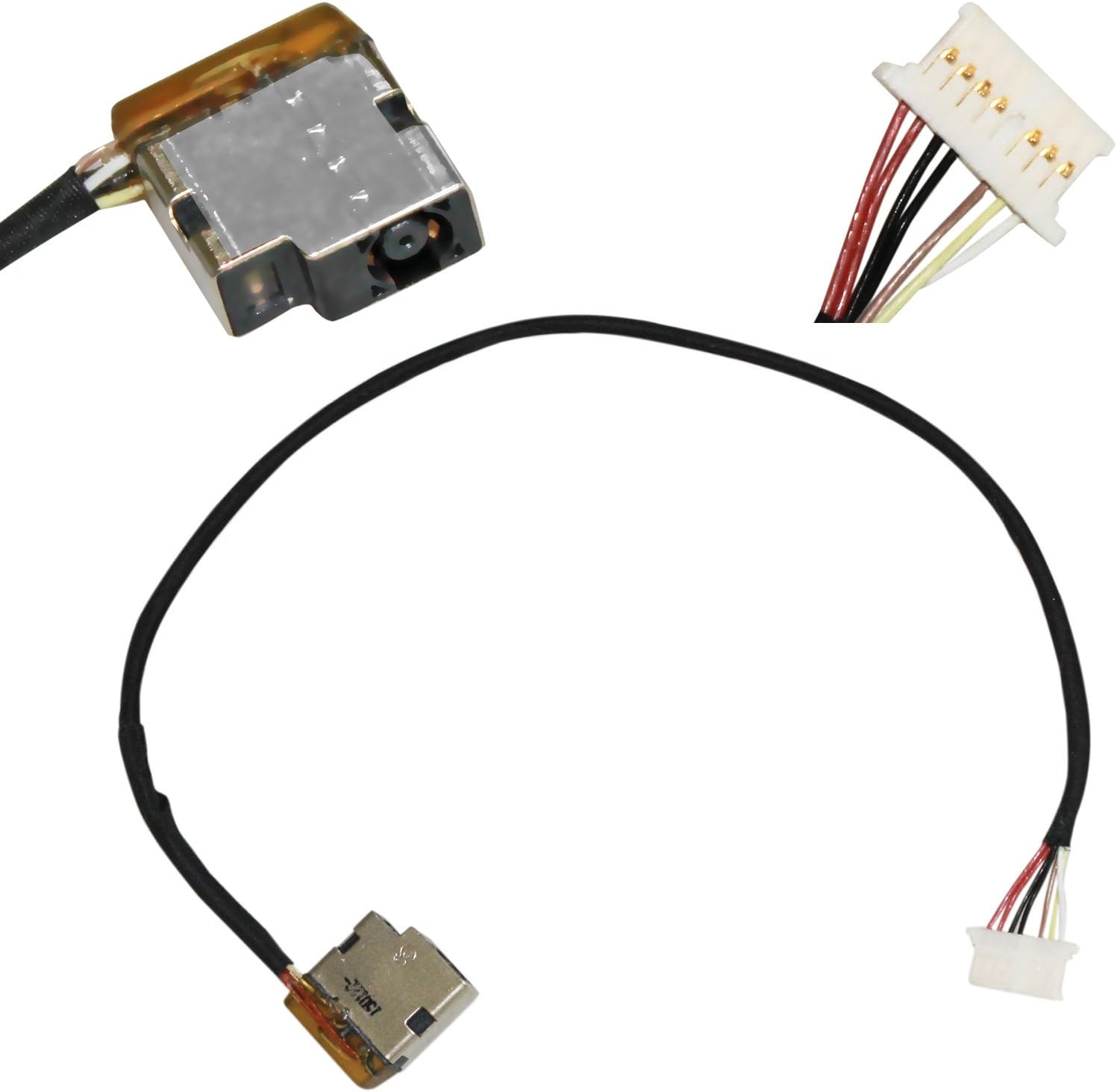 Original HP ENVY 17T 17T-S Laptop DC Power Jack Cable 809295-001 Replacement Part - Perfect for Home Office, Gaming & Workstation Use