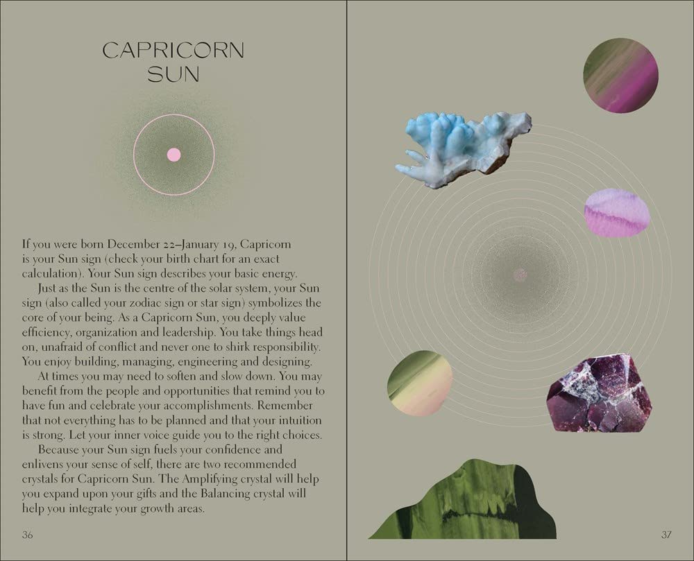 Capricorn Zodiac Crystal - Healing Stones for Astrology & Modern Life | Perfect for Meditation, Home Decor & Spiritual Gifts