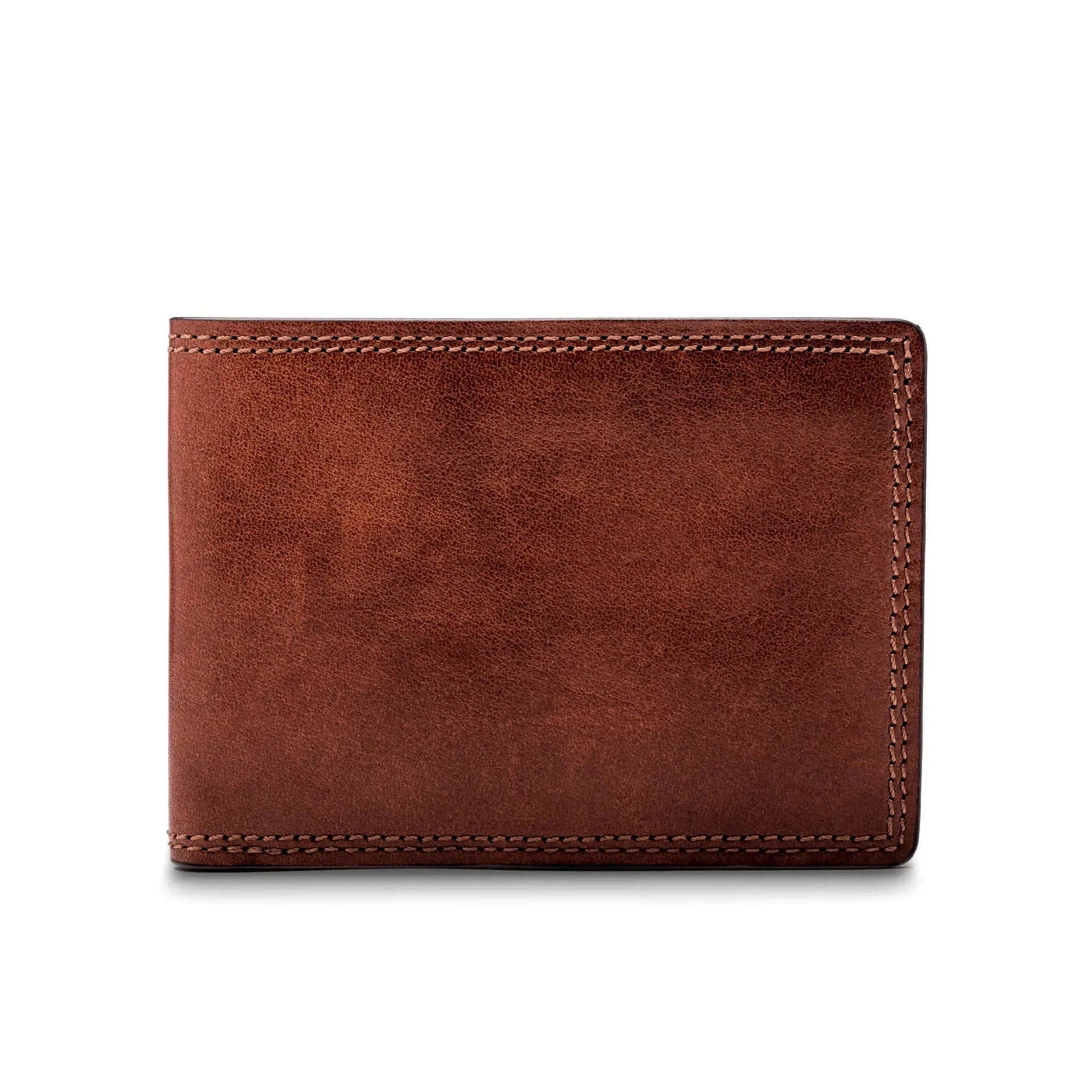 Bosca Dolce Genuine Leather Small Bifold Wallet for Men - Slim RFID Blocking Credit Card Holder & Cash Organizer (Perfect for Everyday Carry, Travel & Business)