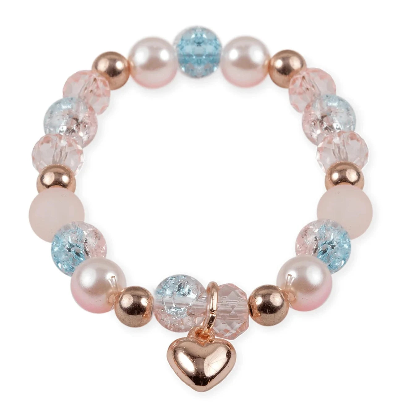 Great Pretenders Boutique Sweet Heart Bracelet - Elegant Adjustable Charm Bracelet for Girls | Perfect for Birthdays, Parties & Dress-Up Play