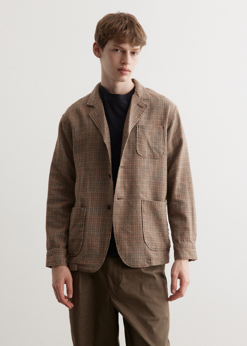 4B Cuffs Jacket - Wool Linen Cotton Blend - Stylish Winter Coat for Men & Women - Perfect for Outdoor Activities & Casual Wear