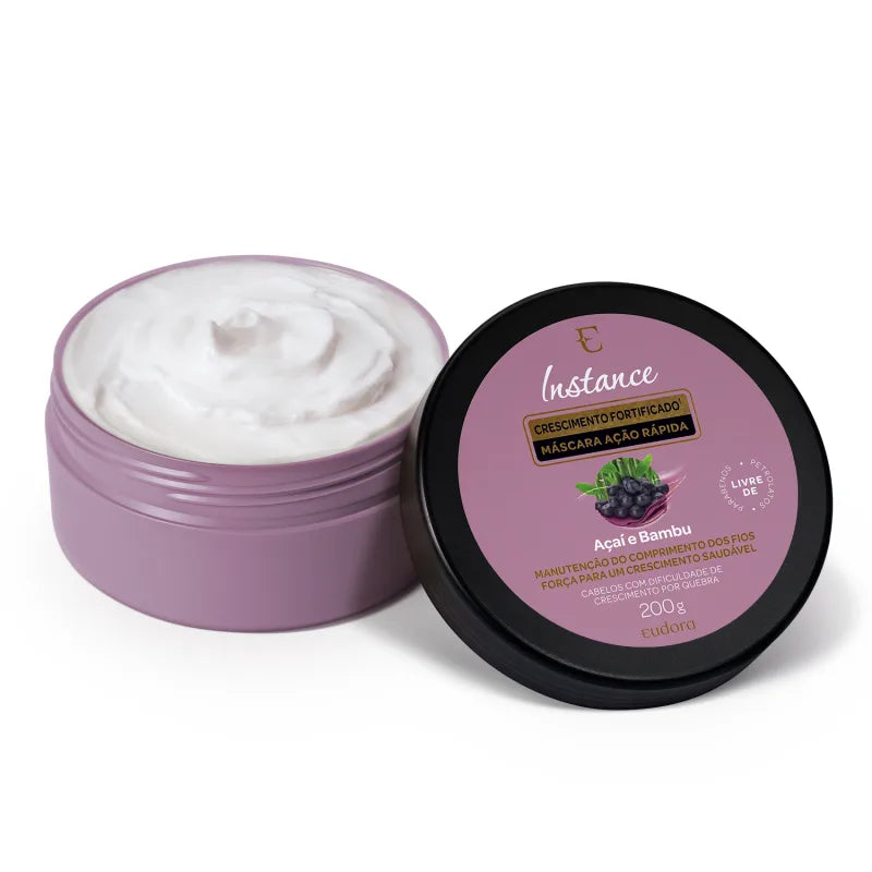 Eudora Instant Acai Bamboo Face Mask 200g / 7.05 fl oz - Hydrating & Brightening Sheet Mask for Glowing Skin - Perfect for Spa Night, Self-Care Routine & Travel Skincare