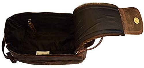 Premium Genuine Leather Duffel Bag for Men - Stylish Travel Overnight Weekender & Gym Sports Bag with Toiletry Compartment - Perfect for Business Trips, Gym Workouts & Weekend Getaways