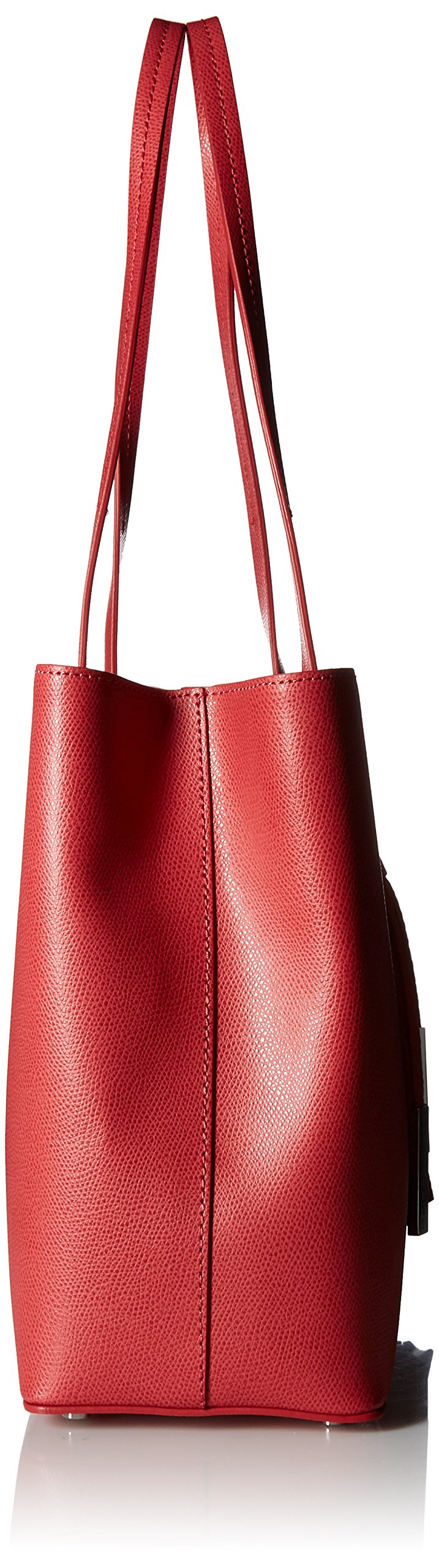 Calvin Klein Maggie Mercury Leather East/West Tote Bag for Women - Stylish Designer Handbag for Work, Travel & Everyday Use