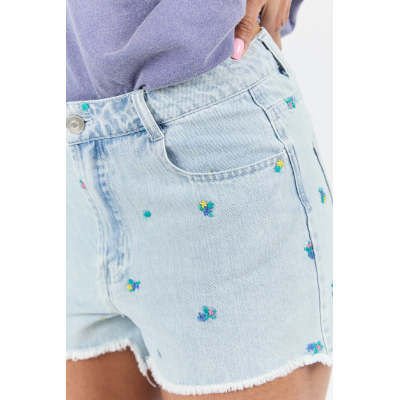 A Summer to Remember: The Tale of the Faded Gardens Denim Shorts
