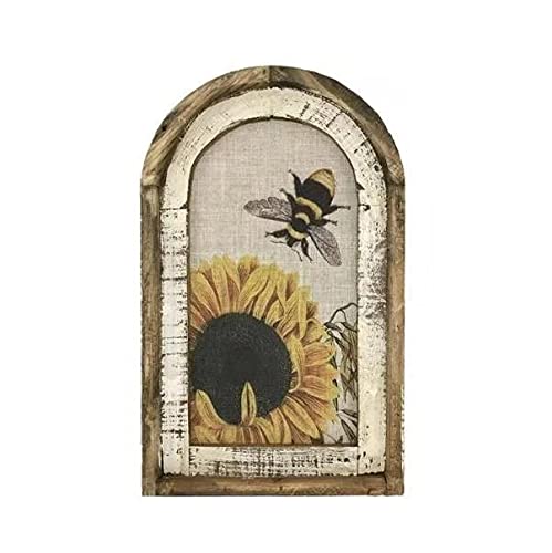 Vintage Wooden Door Plate & Wall Decor - Gold Hanging Garland for Home Decoration | Perfect for Farmhouse, Boho & Rustic Interior Design Styles
