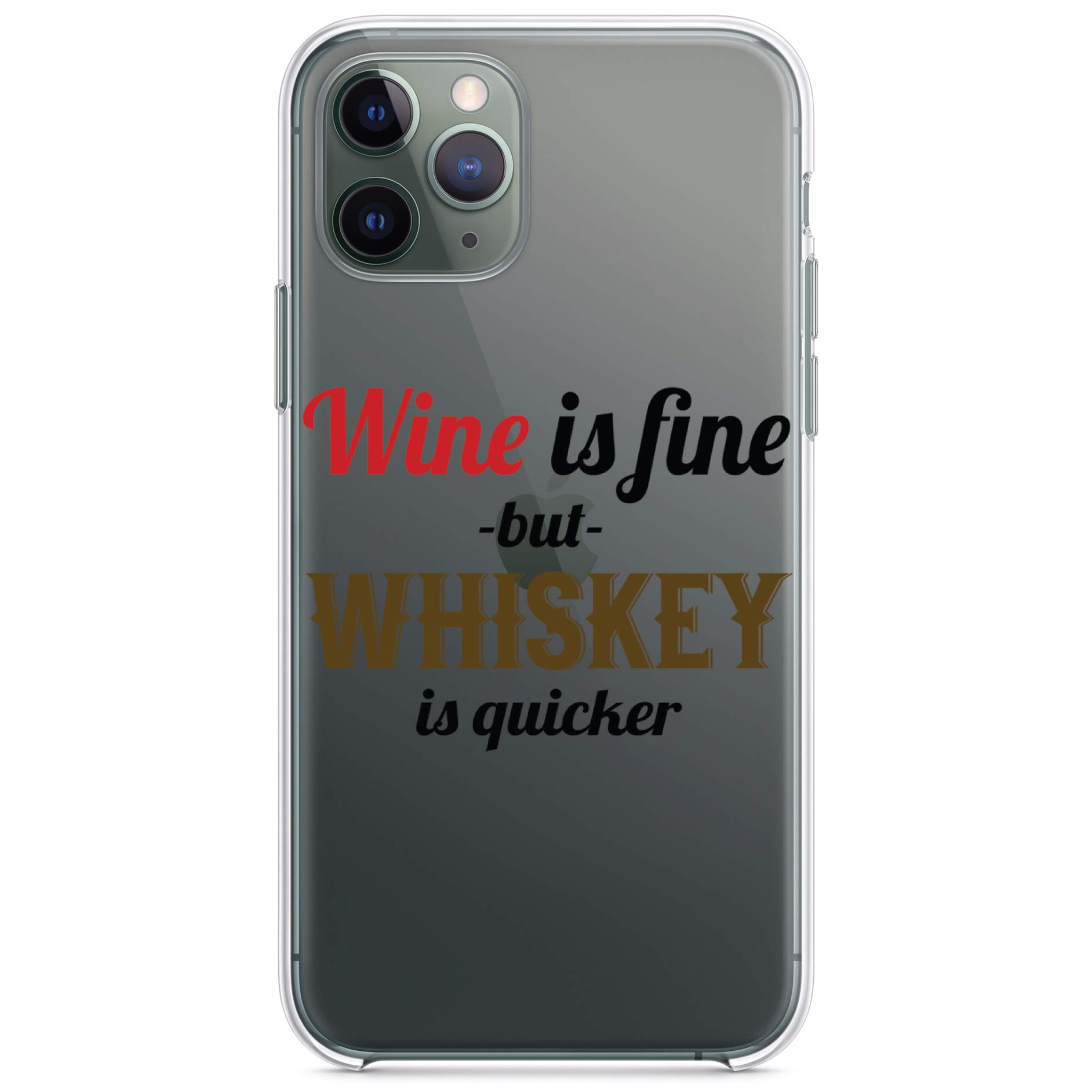 DistinctInk Clear Shockproof Hybrid Case for iPhone 11 Pro (5.8 Inch) - Durable TPU Bumper & Acrylic Back with Tempered Glass Screen Protector - Perfect for Outdoor Activities, Travel & Daily Protection