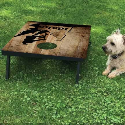 Idaho Cornhole Game Set - Premium Outdoor Bean Bag Toss with Custom State Design - Perfect for Backyard Parties, Tailgating & Family Gatherings