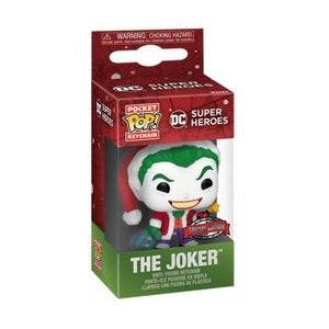 DC Universe Pocket Pop! Keychain - Holiday Joker Special Edition Collectible - Perfect for Christmas Gifts, Stocking Stuffers & Keychain Accessories
