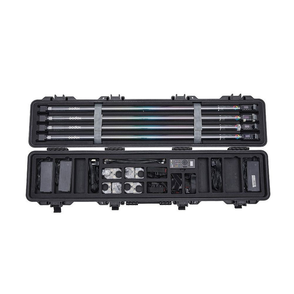 Godox Hard Carrying Case for 4 x TL120 LED Tube Lights - Durable Storage & Transport Solution for Photography & Videography Equipment
