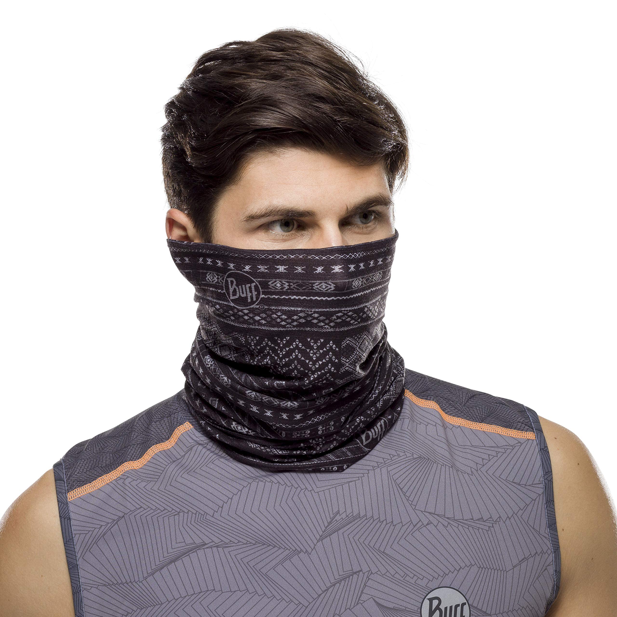 BUFF Coolnet UV+ Multifunctional Headwear - Sun Protection, Moisture Wicking & Breathable for Outdoor Activities, Running, Hiking, and Cycling