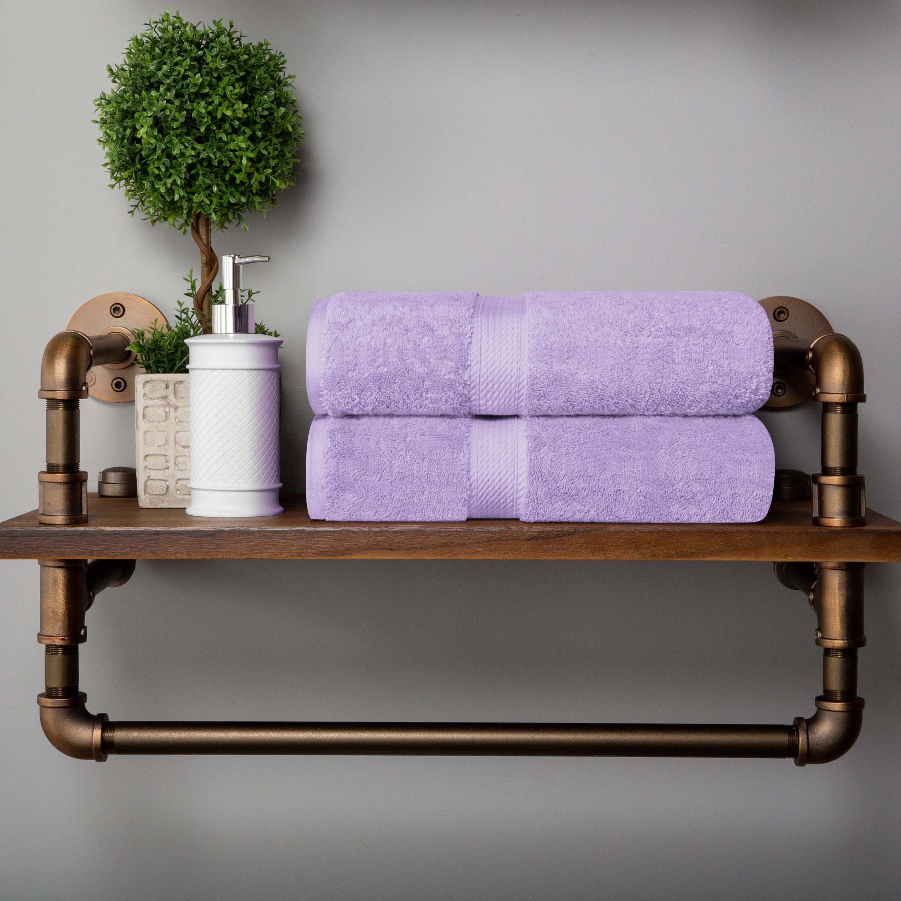 Premium Egyptian Cotton Bath Towel Set - Ultra Soft, Absorbent & Heavyweight 2-Piece Set for Spa, Bathroom & Luxury Home Use