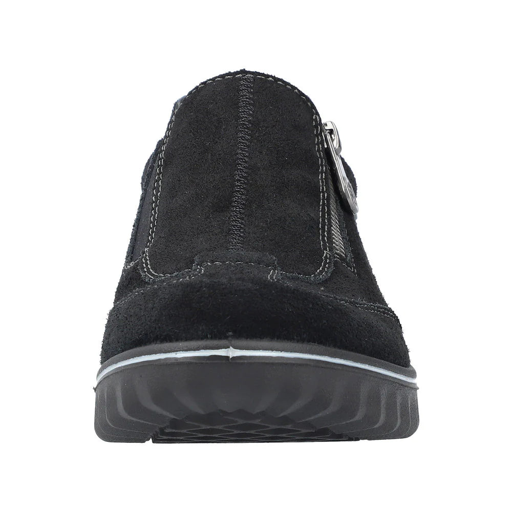 Rieker 59071 Black Women's Comfortable Slip-On Shoes - Perfect for Work, Casual Wear & Travel
