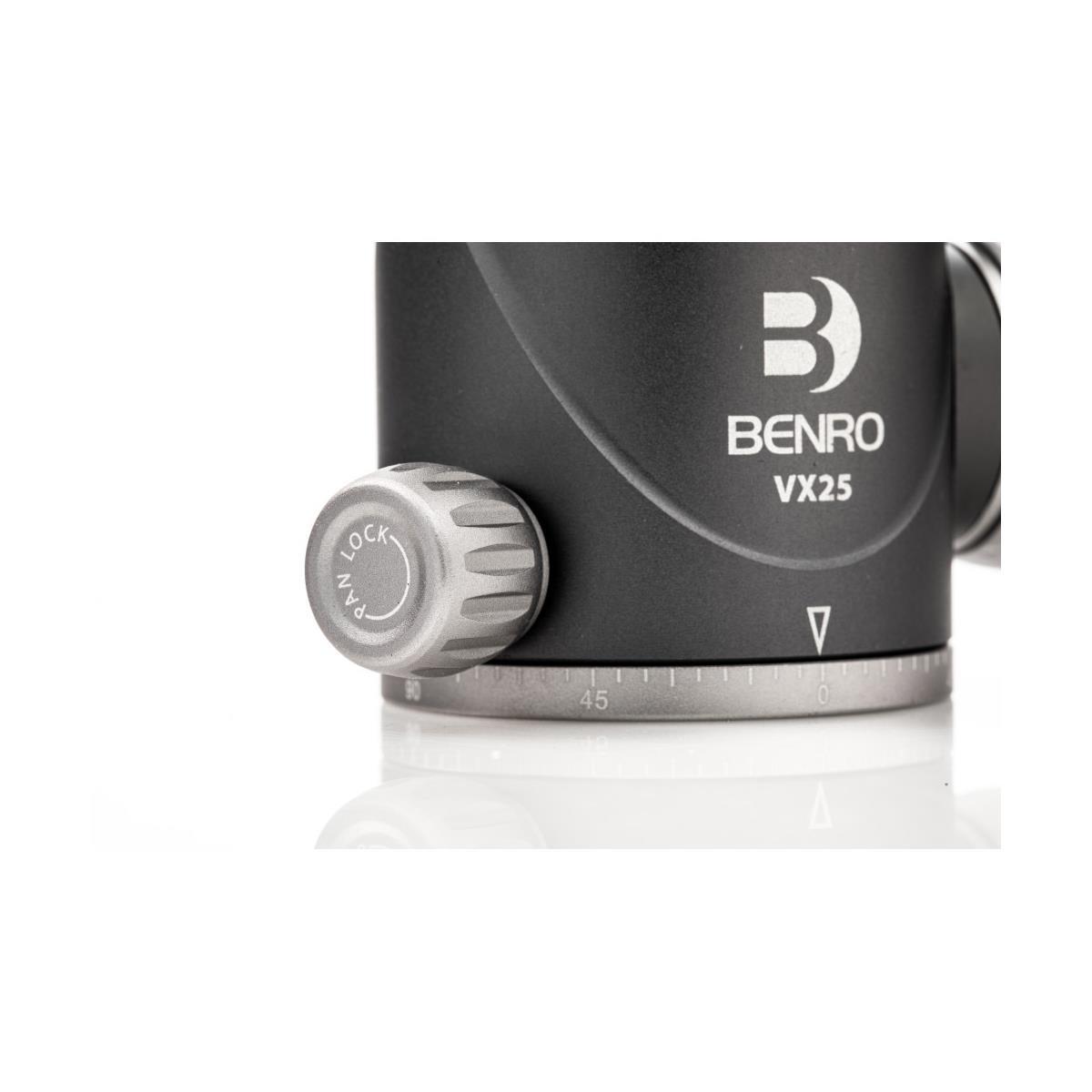 Benro VX20 Two Series Arca Type Aluminum Ball Head - Professional Tripod Head for DSLR Cameras - Perfect for Photography, Videography & Travel