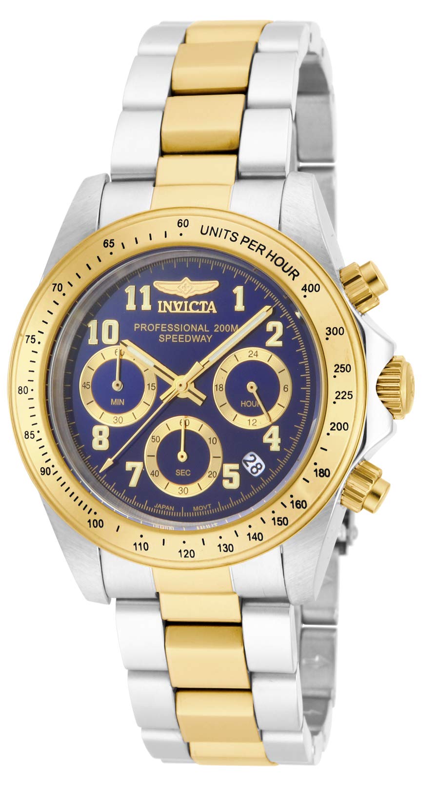 Invicta Men's 17028 Speedway Stainless Steel Two-Tone Watch with Japanese Quartz Movement - Perfect for Business, Casual & Formal Occasions