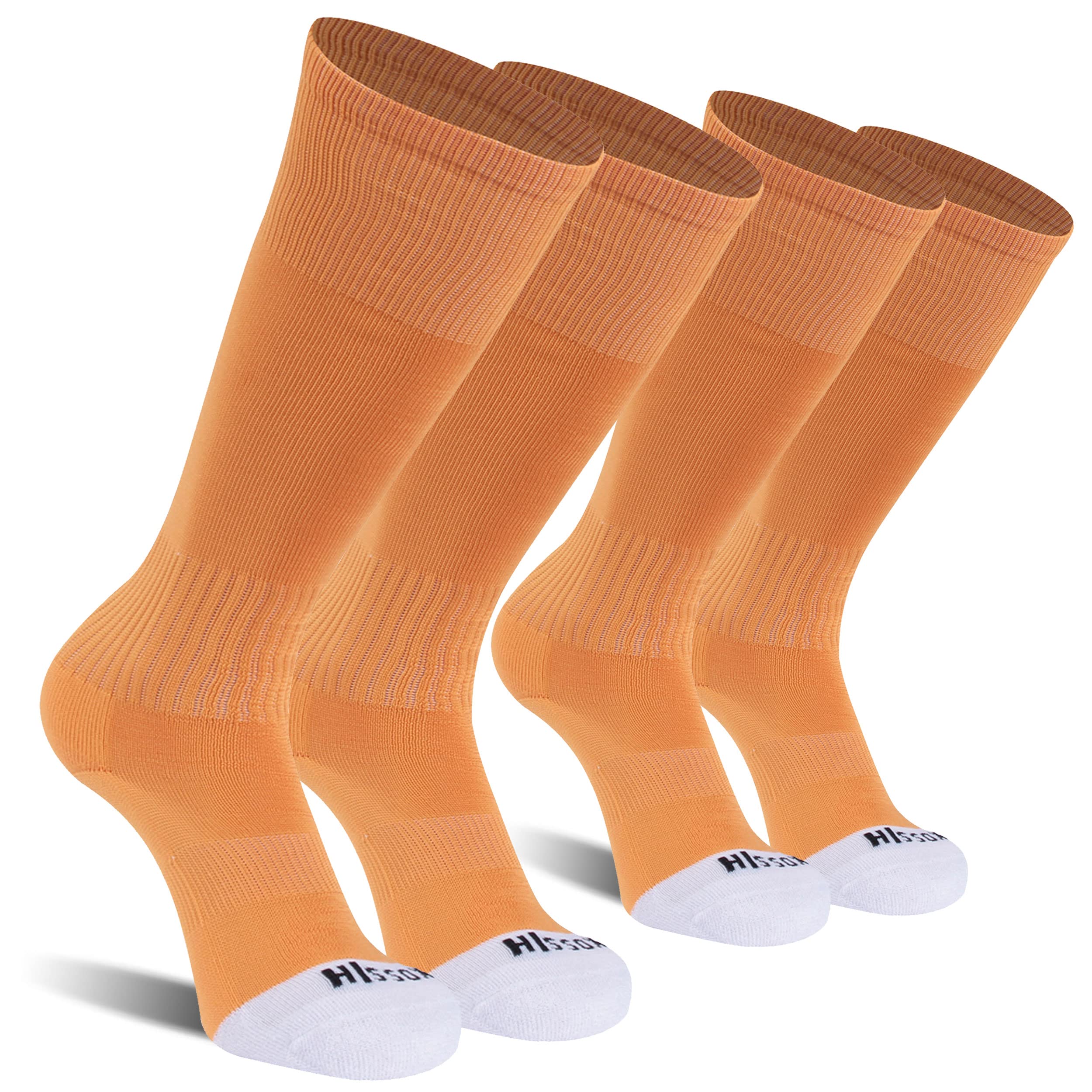 Hissox Unisex Baseball & Soccer Socks - Youth & Adult Over-the-Calf Performance Socks with Breathable Fabric for Sports & Training - Perfect for Baseball, Soccer, Running and Gym Workouts