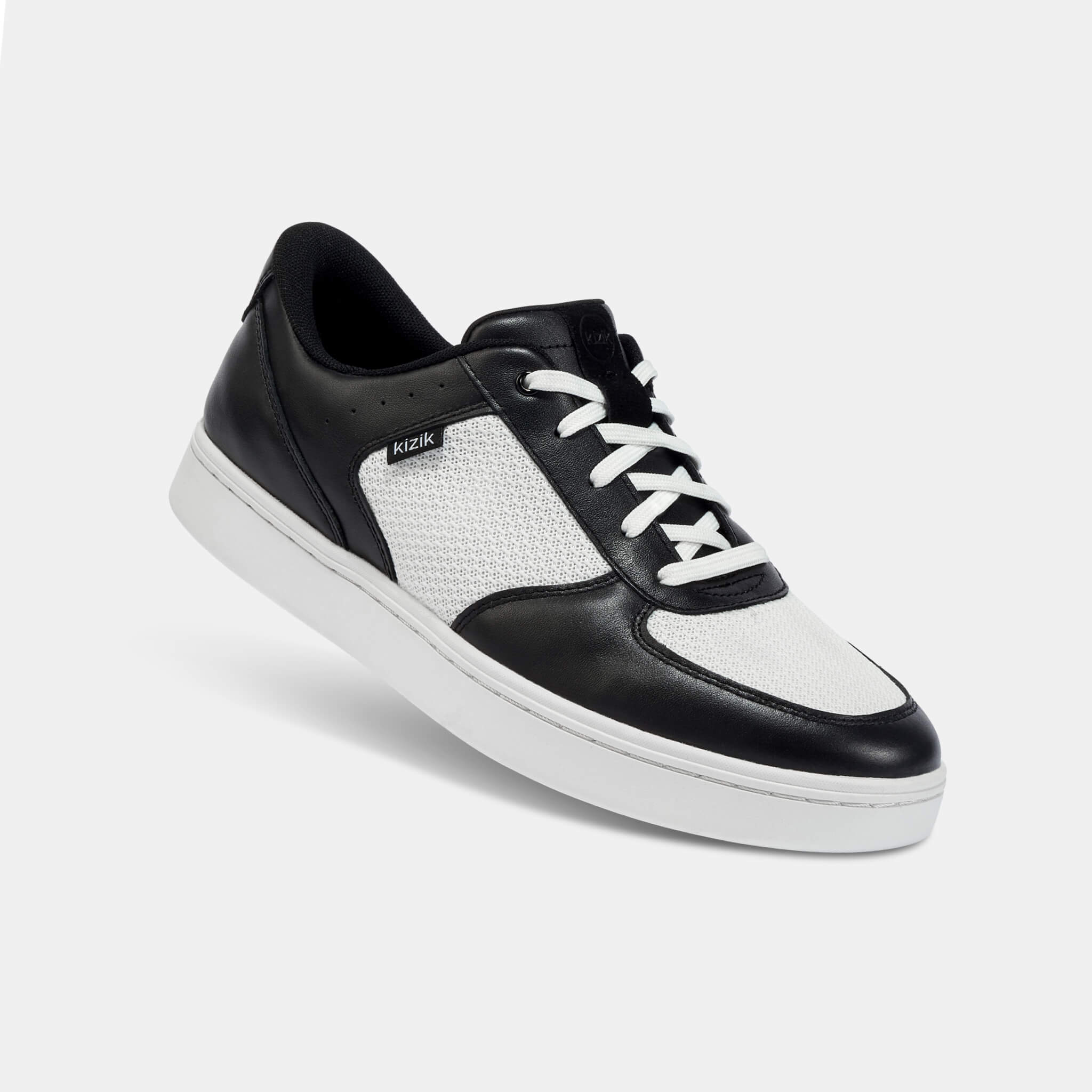Men's Oslo Sneakers - Black & White Casual Shoes for Walking, Running & Everyday Wear | Comfortable & Stylish Footwear for Men