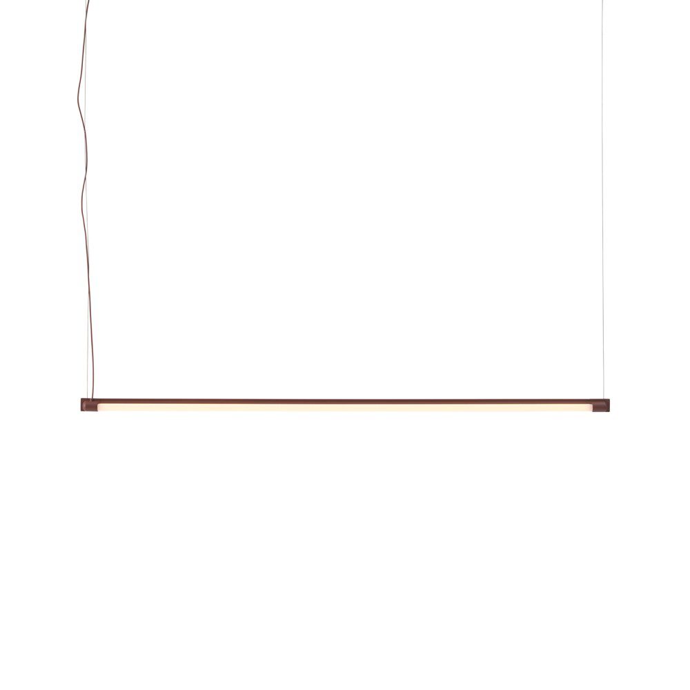 Muuto Fine Suspension Lamp - Modern Scandinavian Pendant Light in Deep Red | 3 Size Options (Small/Medium/Large) | Perfect for Dining Room, Kitchen Island or Bedroom Lighting