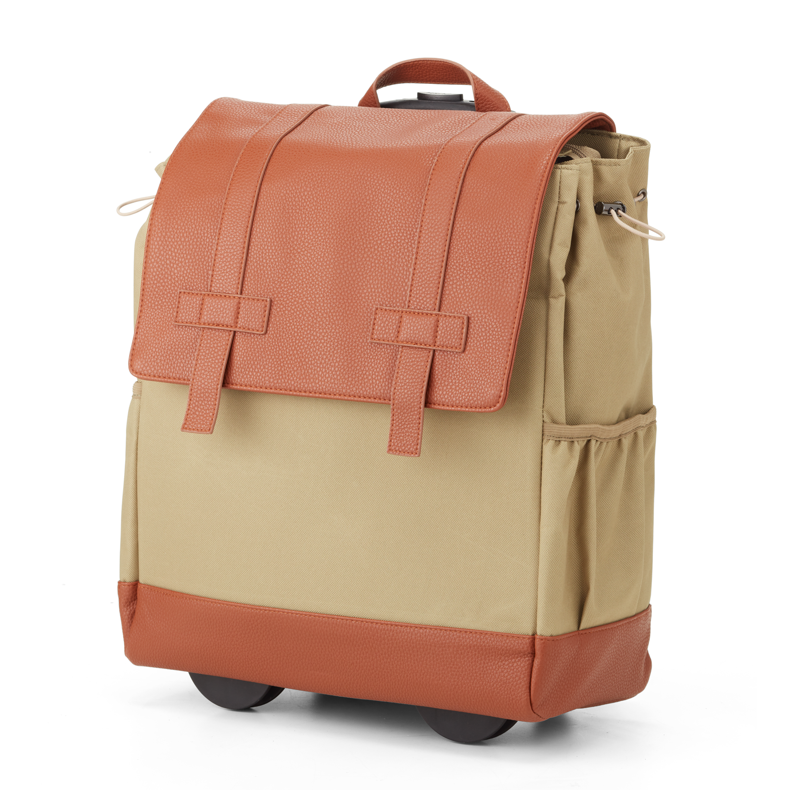 16” Roller & Backpack with Wheels for Men and Women - Perfect for Travel, Commuting, and School