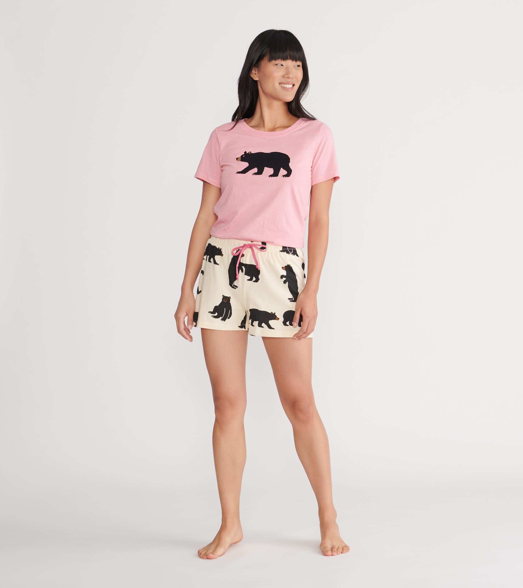 Women's Sleep Shorts - Soft & Comfortable Pajama Shorts for Lounge & Sleep - Perfect for Summer Nights & Relaxing at Home