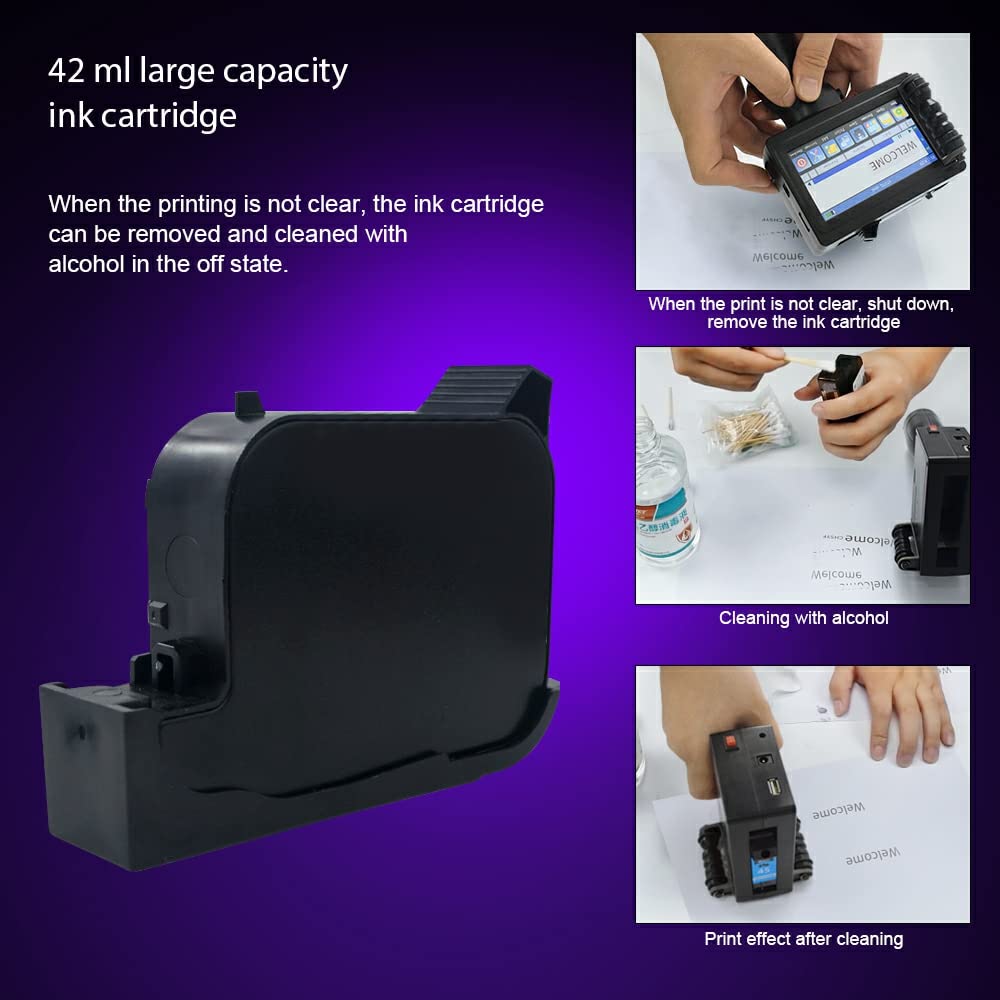 TOAUTO HP-003 Portable Smart Inkjet Printer with 3.7