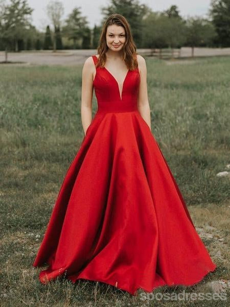 Elegant Yellow V-Neck A-Line Long Evening Prom Dresses for Women | Custom Party Gowns | Perfect for Homecoming, Prom Night & Formal Events