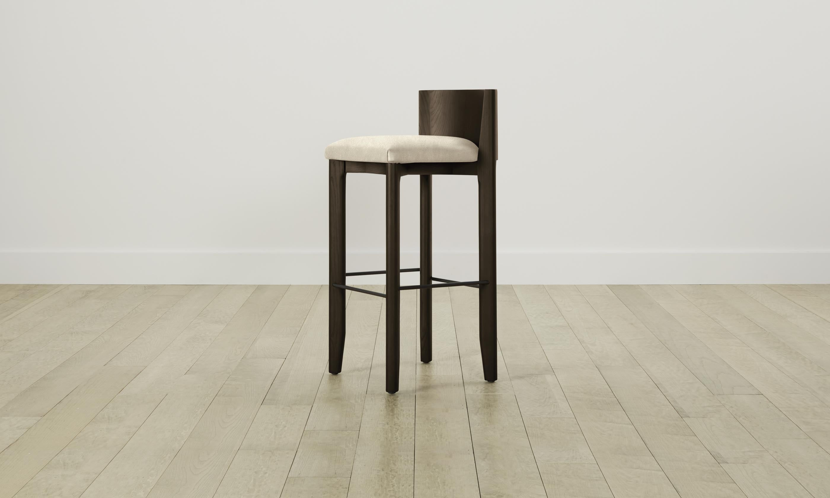 Premium Delancey Bar & Counter Stool - Genuine Tuscan Leather in Bisque Color - Perfect for Kitchen Islands, Home Bars & Modern Dining Areas