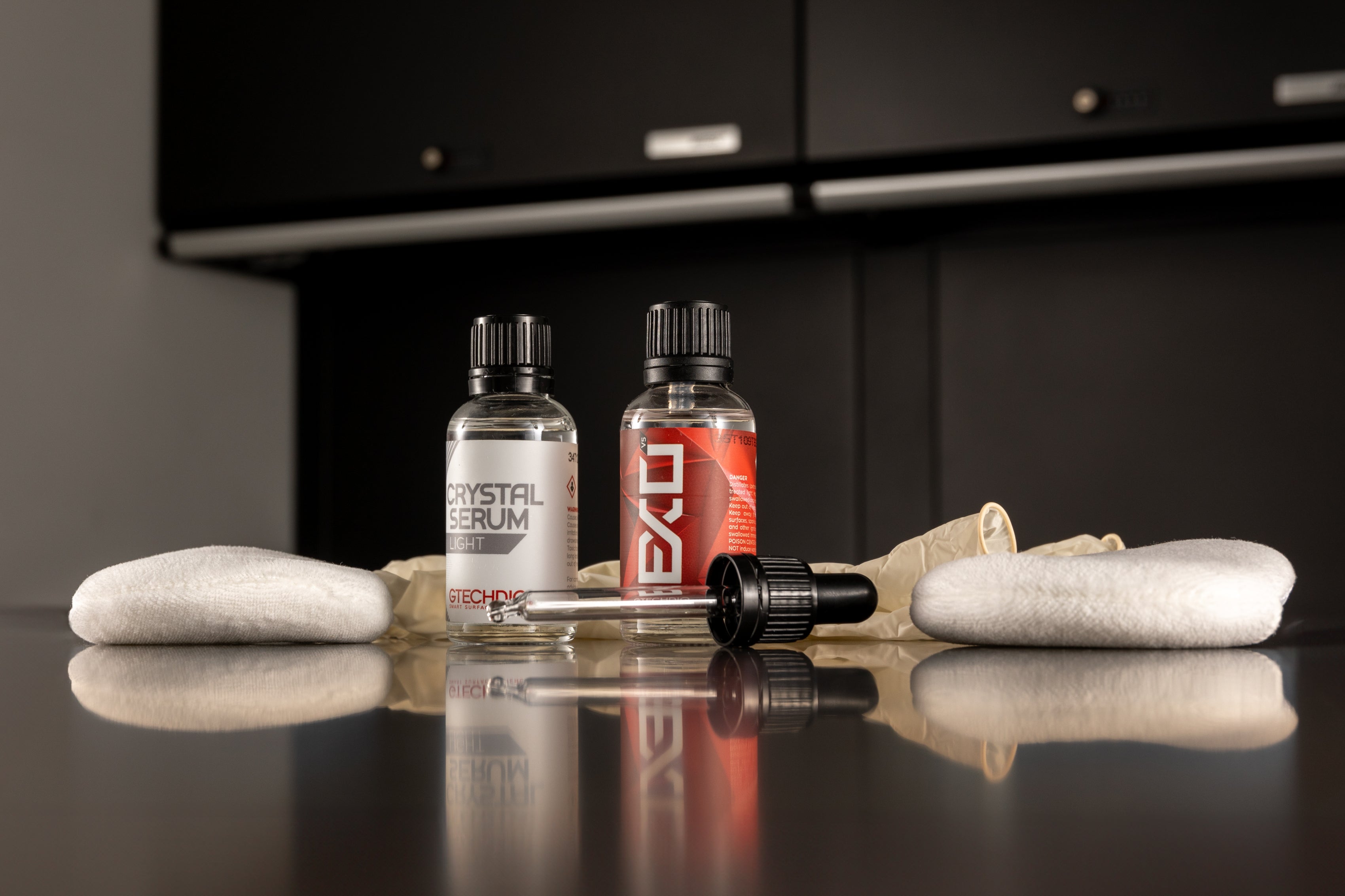 Gtechniq Crystal Serum Light & EXO v5 Nano Coating Combo Kit – Ultimate Car Paint Protection & Hydrophobic Coating for Long-Lasting Shine – Perfect for Detailing, Ceramic Coating & Auto Care Enthusiasts