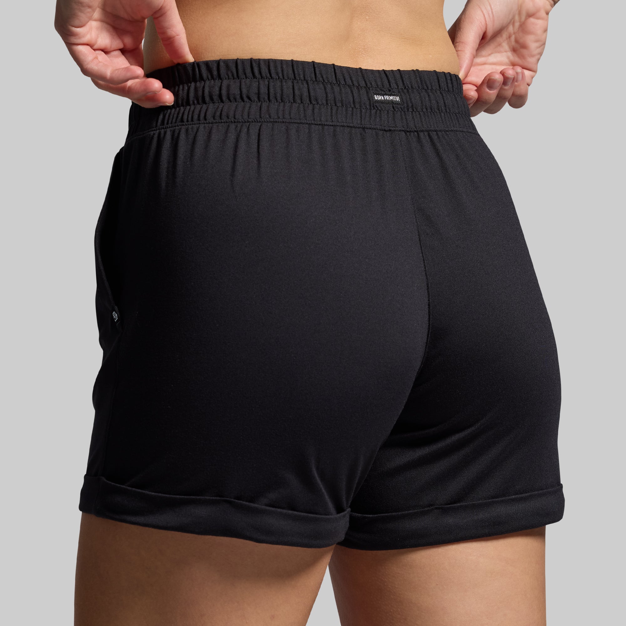 Women's Lounge Shorts 2.0 - Soft Comfortable Stretchy Sleep Shorts for Women (Black) | Perfect for Yoga, Lounging, Sleep & Relaxation at Home