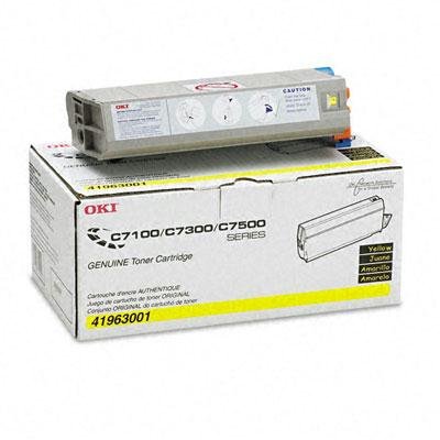 Oki 41963001 Yellow Toner Cartridge (Type C4) - 10,000 Page Yield | Compatible with Oki Printers | Ideal for Office Printing, High-Volume Documents & Professional Use