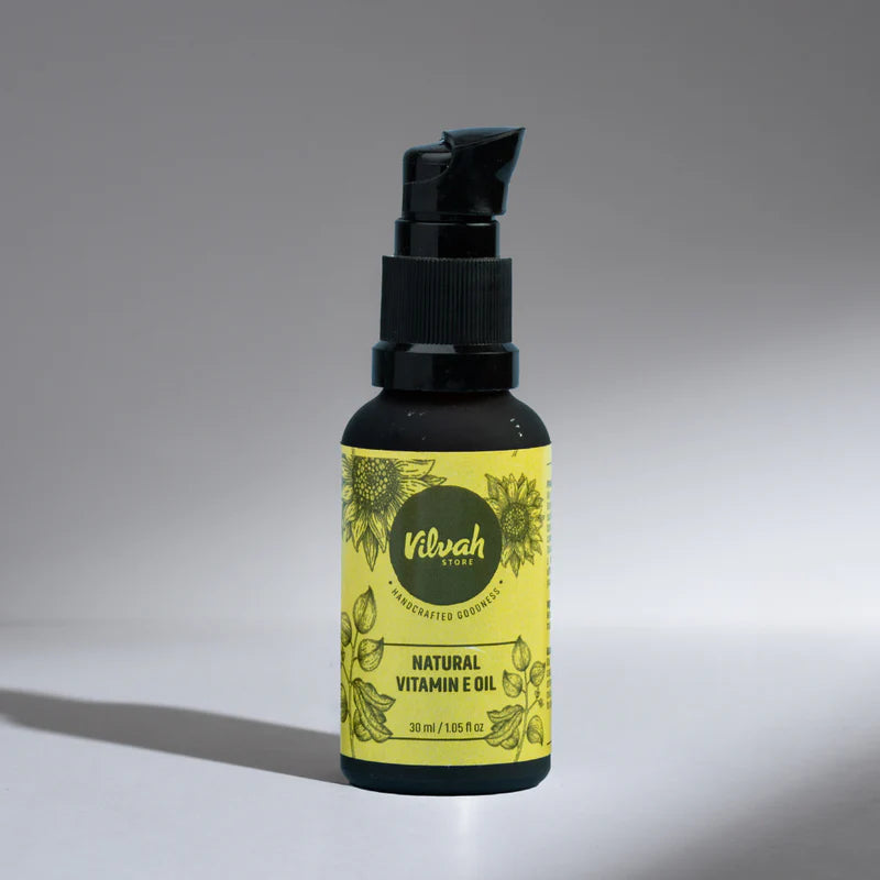 Pure Natural Vitamin E Oil for Skin & Hair Care - Organic Moisturizer for Face, Body & Scalp - Anti-Aging & Healing Treatment