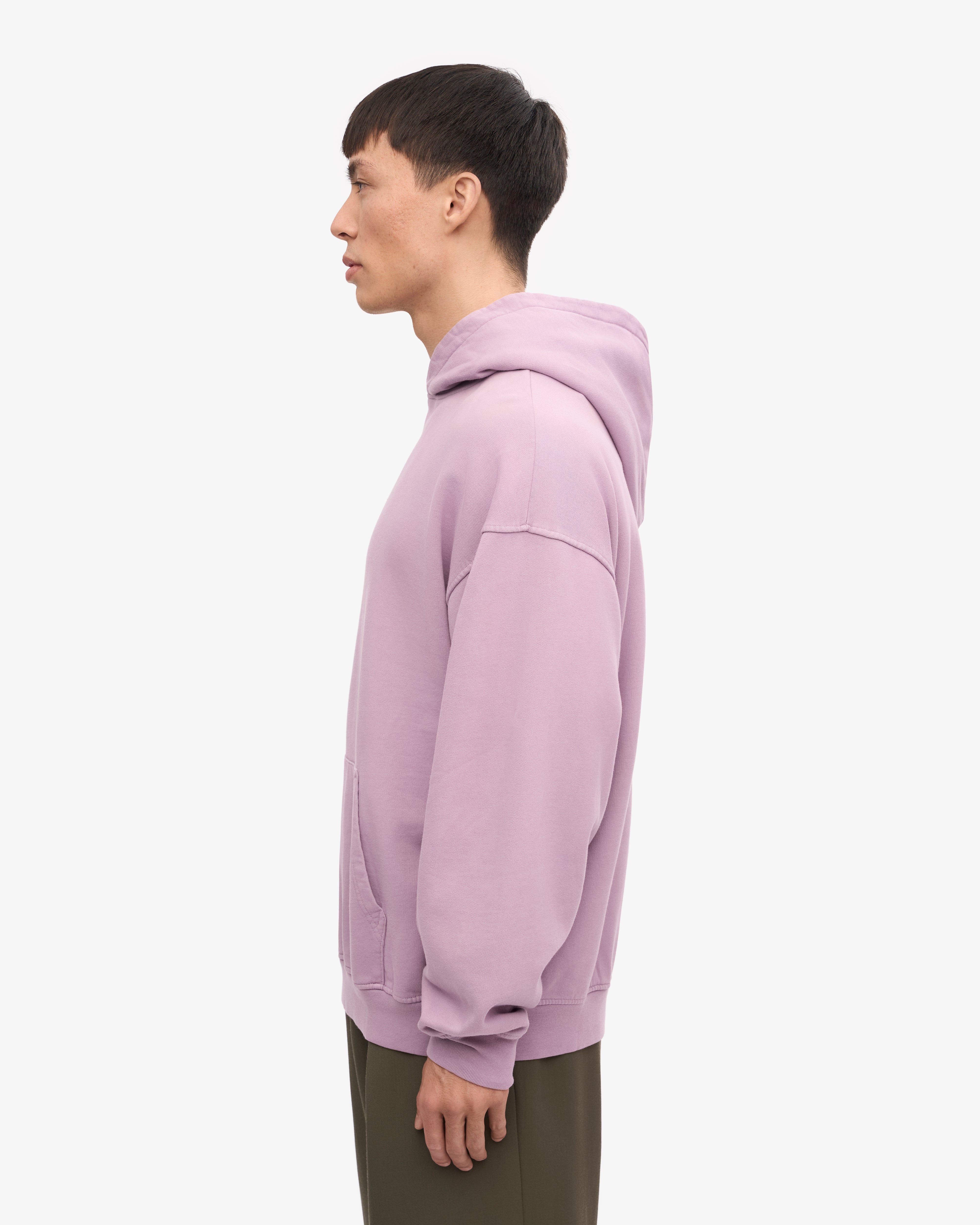 Organic Oversized Hoodie - Pearly Purple | Soft & Cozy Unisex Pullover for Men & Women | Perfect for Casual Wear, Lounge & Outdoor Activities
