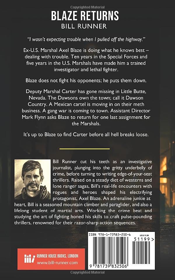 Blaze Returns: Axel Blaze Thriller - Action Adventure Book for Mystery Lovers