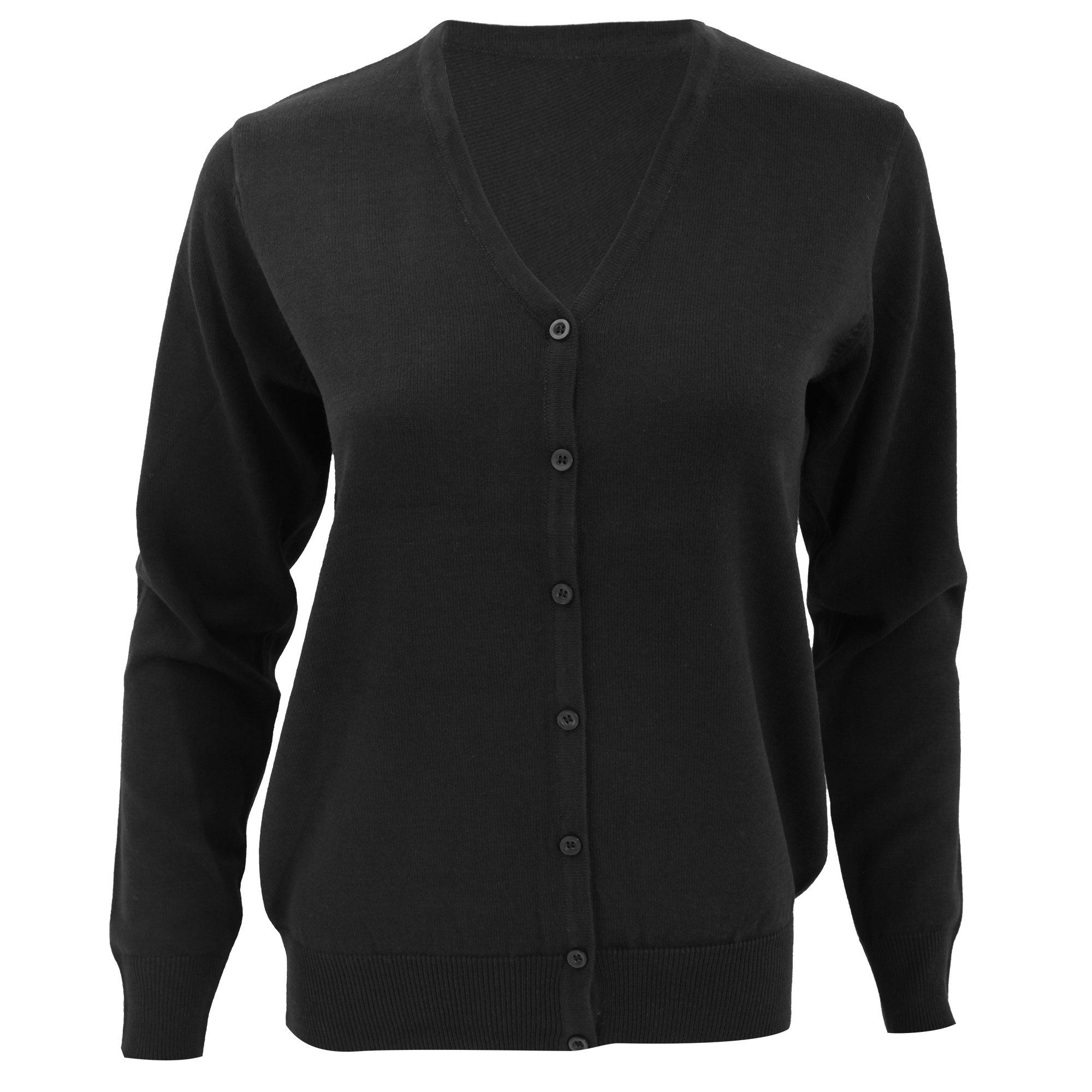 Women's V-Neck Cardigan Sweater - Soft Knit Open Front Long Sleeve Wrap Cover Up for Office, Date Night & Fall Layering