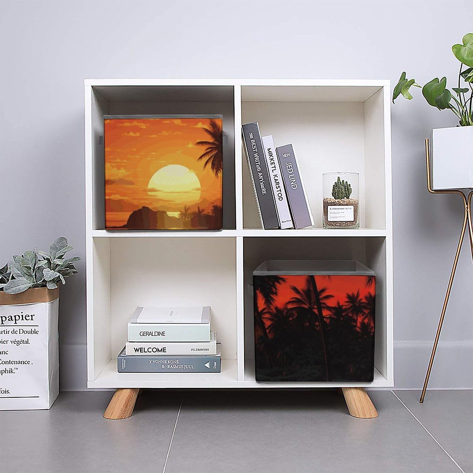 Large Collapsible Storage Bins with Handles - 10.6