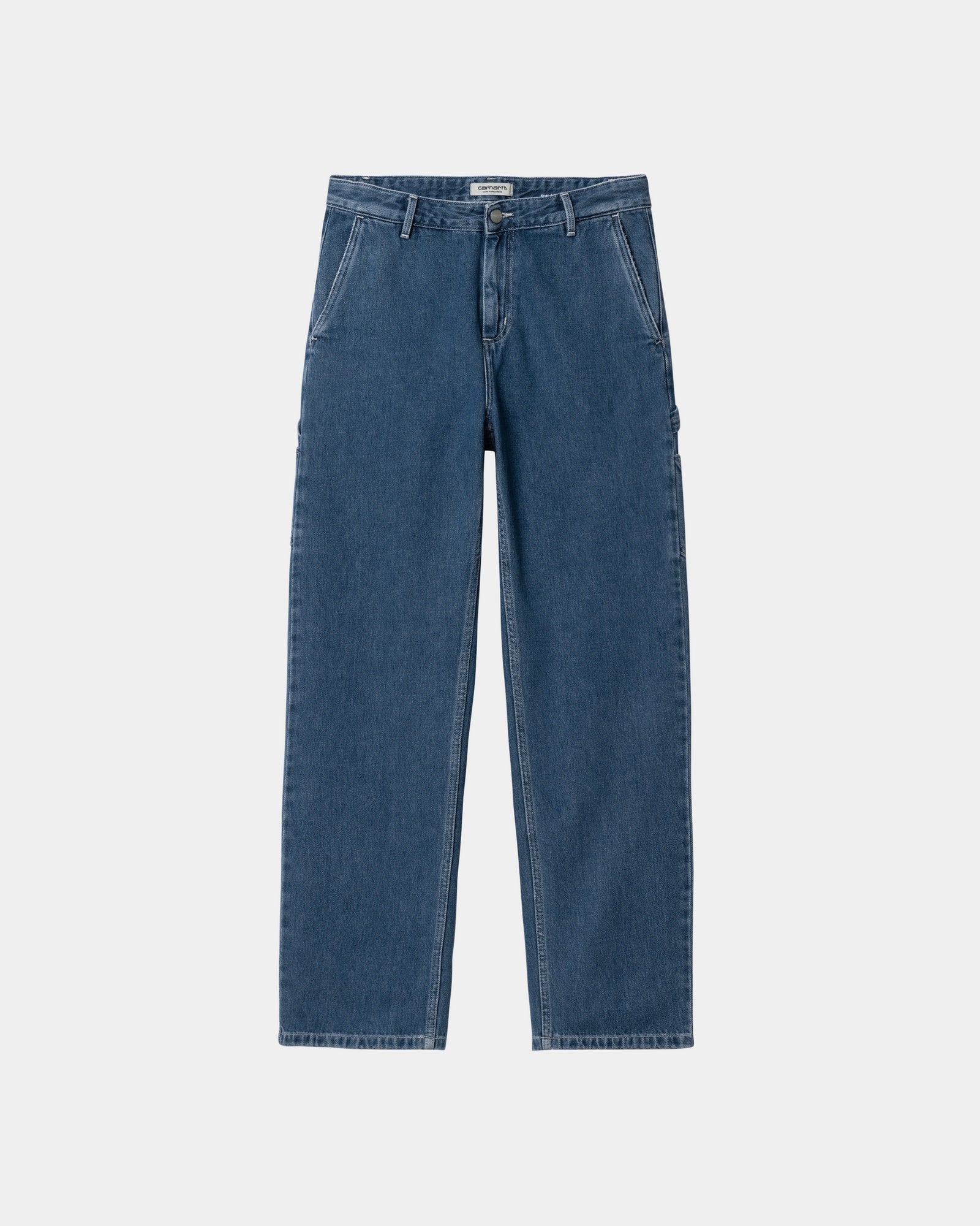 Pierce Pant Straight Denim Jeans | Stone Washed Blue for Men & Women | Perfect for Casual Wear, Office & Everyday Outfits