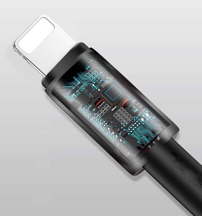 Bitsmart 2M MFi Certified USB C to Lightning Cable - Fast Charging Cord Compatible with iPhone 14 Pro Max/13/12/11/X/8 - Durable Nylon Braided USB C Charger for Home, Office & Travel