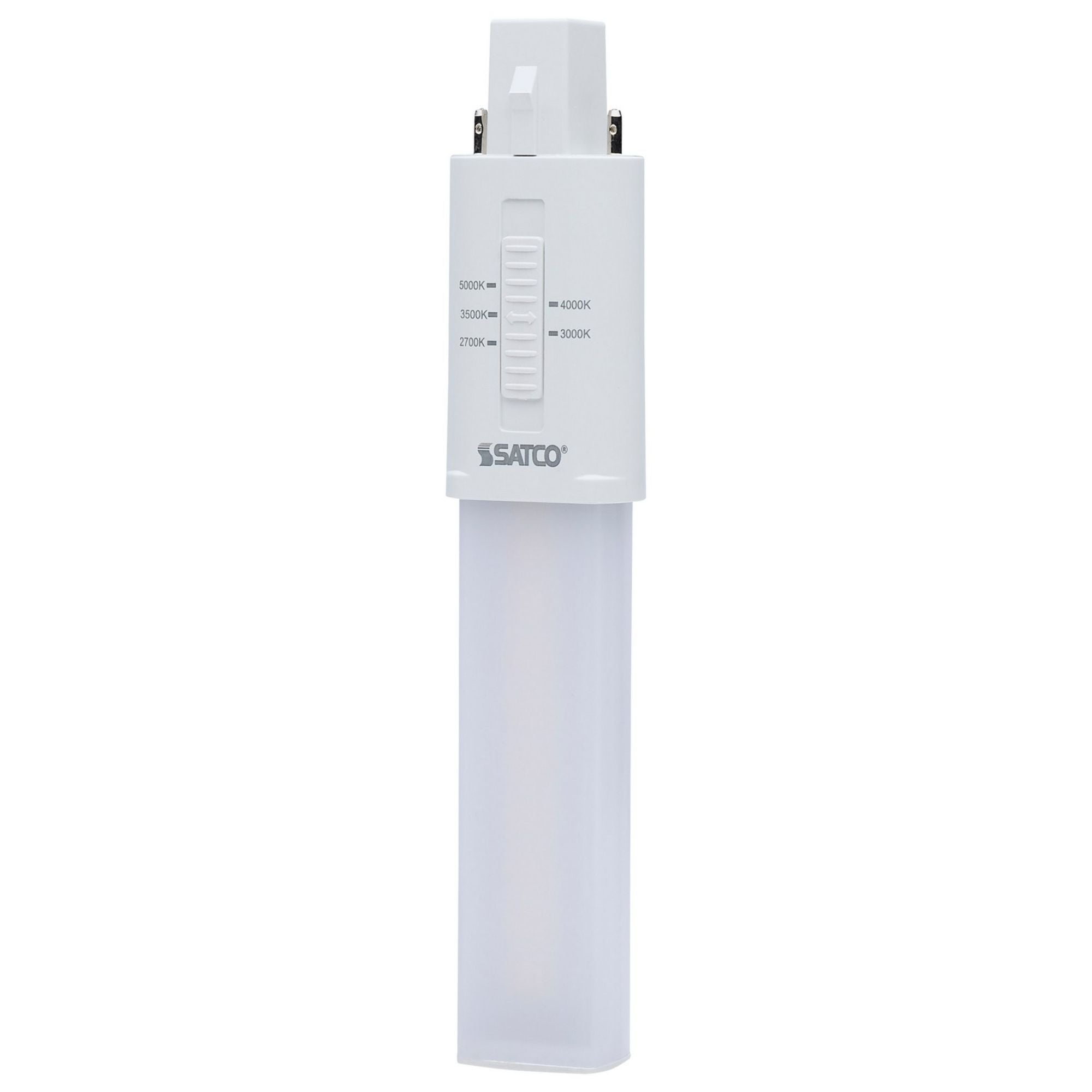 2 Pin PL LED Bulb 5W 500 Lumens - Ballast Bypass Compatible - 2700K|3000K|3500K|4000K|5000K Color Temperature - G23 Base - Energy Saving Light for Under Cabinet, Vanity Mirror, and Small Fixtures